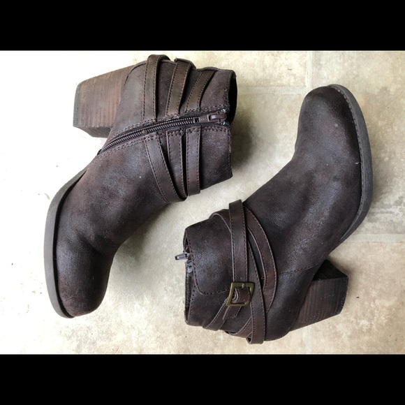 Belted Suede Ankle Boot - Picture 4 of 4